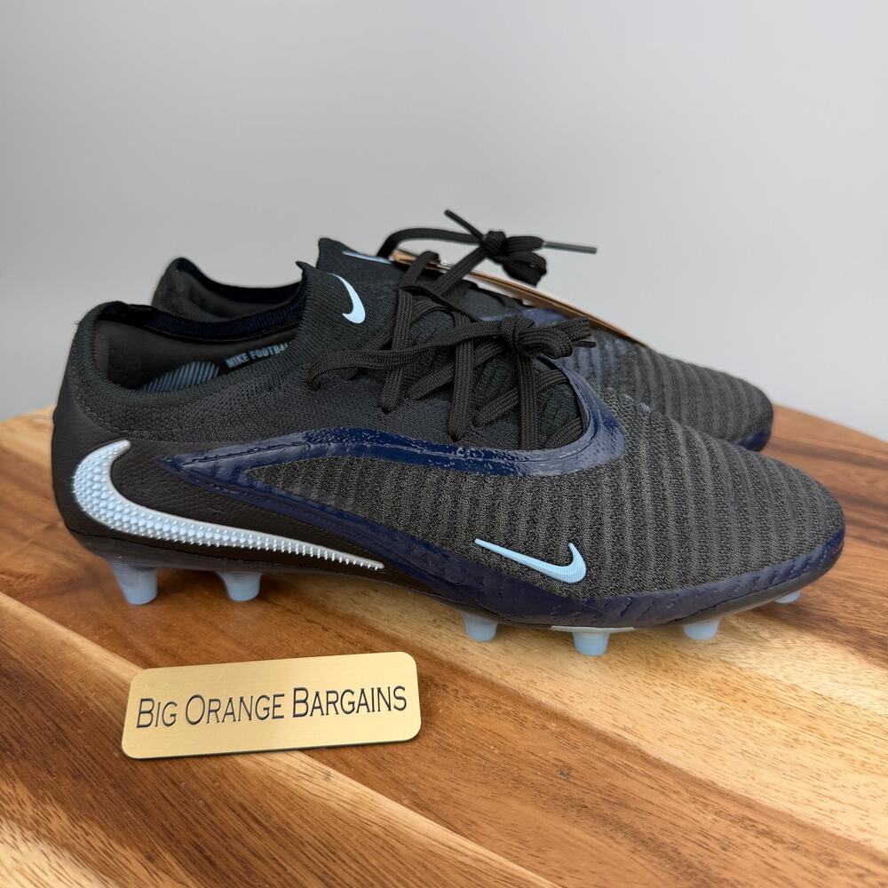 Nike Phantom 6 Low Elite AG Shadow Pack Cleats Black Men's 7 w/ Bag HQ2335-003